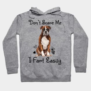 Don't Scare Me I Fart Easily Funny Farting Saying - Funny Farter Joke Vintage Hoodie